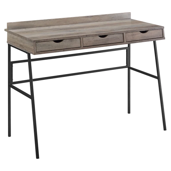 Walker Edison Marvin 42" 3 Drawer Angled Front Desk