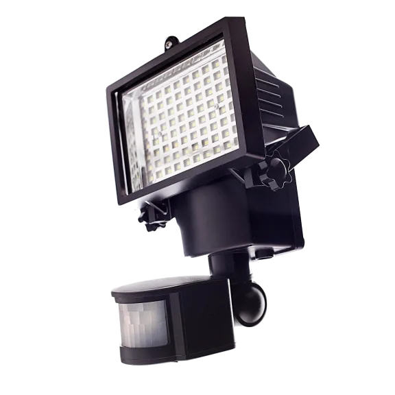 Qualitus 80 LED Motion Sensing Waterproof Solar Powered Security Light