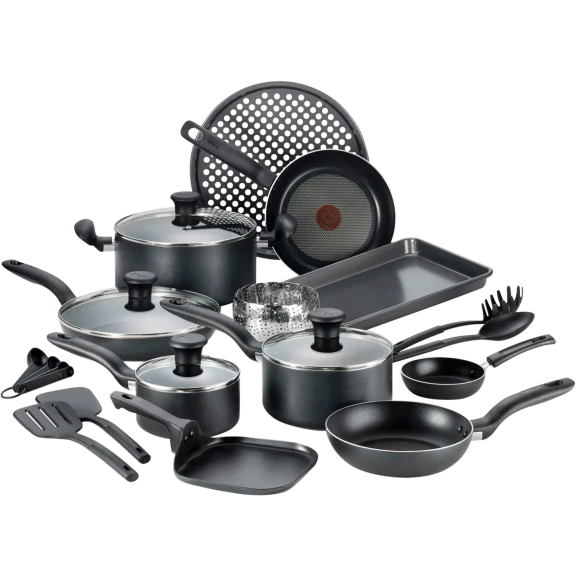 T-Fal Thermo-Spot Nonstick 20-Piece Cookware Set
