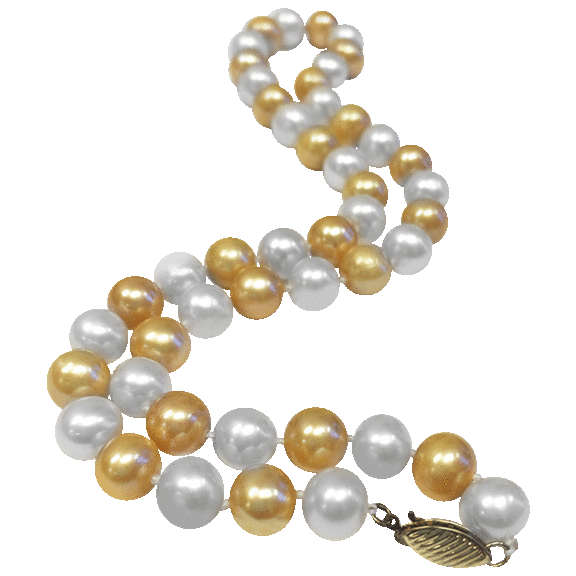Pacific Pearls Maria-Theresa Reef 9-10mm Pearl Necklaces