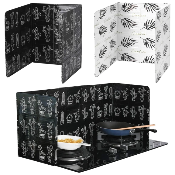 Cheer Collection Set Of 2 Aluminum Splatter Guard Plates