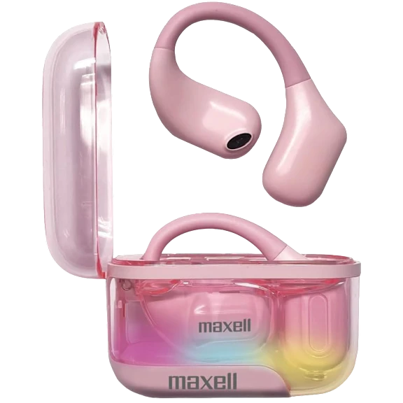 Maxell Pink OWS Pro Bluetooth Open Earhooks