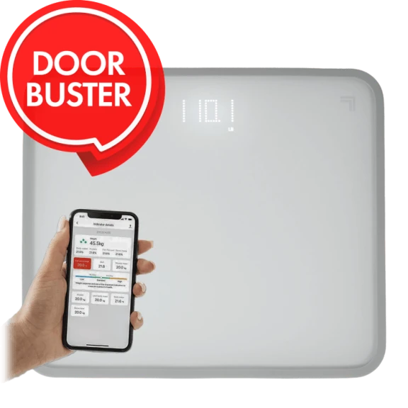 Sharper Image Digital LED Bluetooth Body Scale