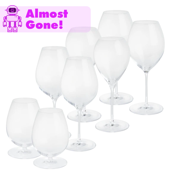 Oneida Karen MacNeil Flavor First 8-Piece Wine Glass Set