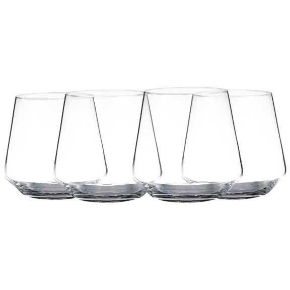 4-Piece: Berkware Old Fashioned Whiskey Tumblers