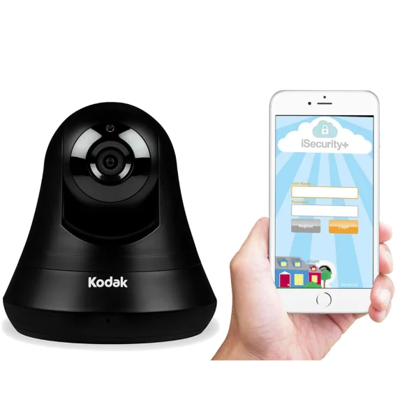 Kodak HD WiFi Security Camera with Pan/Tilt, Two-Way Audio, Night Vision