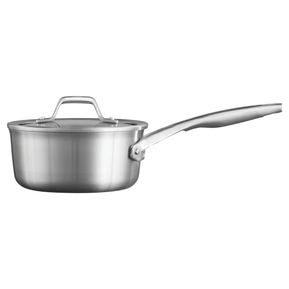 Calphalon Premier 1.5-Quart Stainless Steel Sauce Pan with Lid