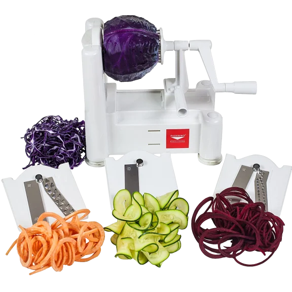 Paderno World Cuisine 6-Blade Vegetable Spiralizer & Slicer