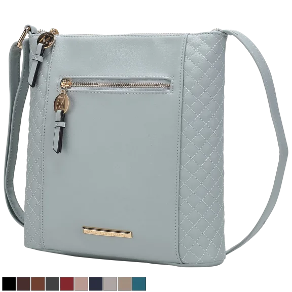 MKF Collection Miranda Vegan Leather Women’s Crossbody Bag by Mia K