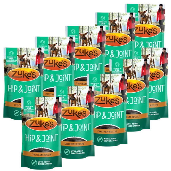10-Pack: Zuke's Hip & Joint Dog Treats