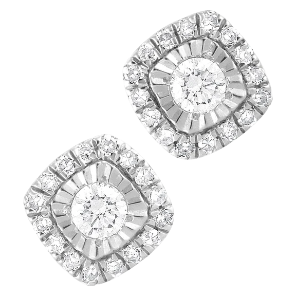 Brilliant Diamonds 1/5 Carat TW Lab-Grown Diamond Stud Earrings
