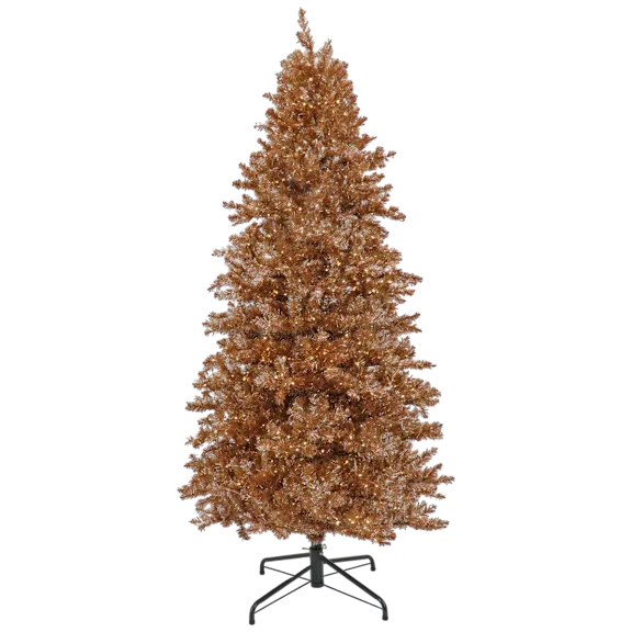 The 10-Foot Rose Gold Tree With 2,720 Built-In Lights