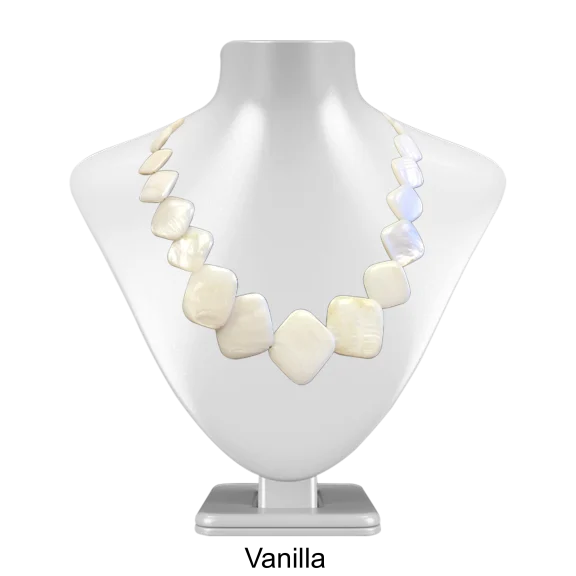 OYSTER BAY COLLECTION Square Mother-of-Pearl Necklaces