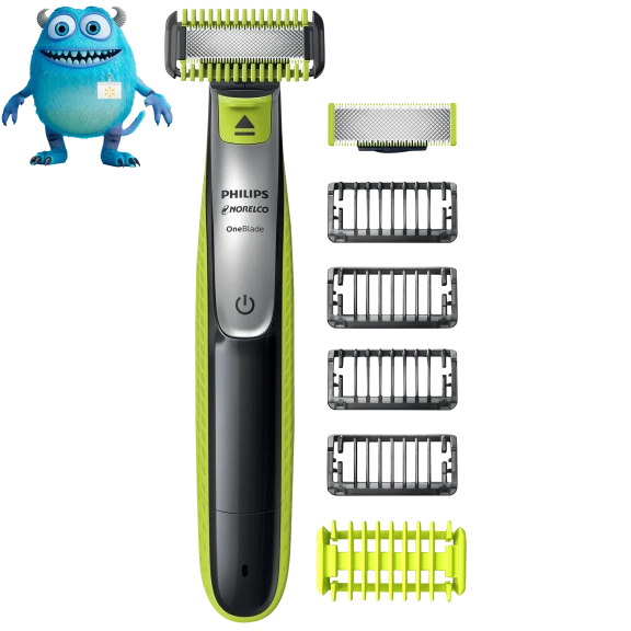 Philips Norelco OneBlade Face + Body Hybrid Electric Trimmer and Shaver
