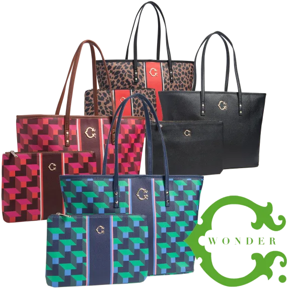 C. Wonder Handbag and Pouch Bundle