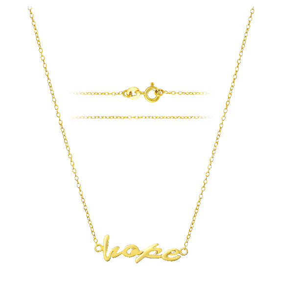 Pori Jewelers 18K Inspirational Pendant Necklace