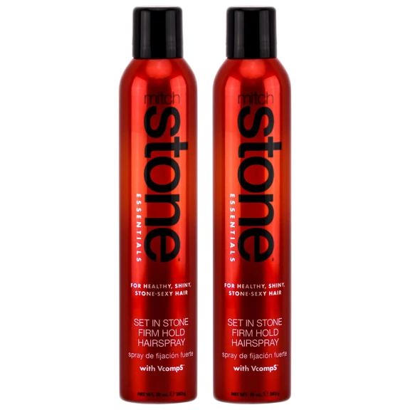 2-Pack: Mitch Stone Set In Stone Firm Hold Hairspray 10 oz