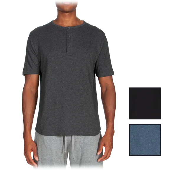 3-Pack: Unsimply Stitched Short-Sleeve Henley Shirts