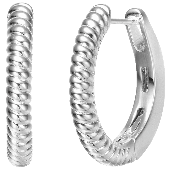 RelavenO Elegant O Shaped 20mm Hoop Earrings