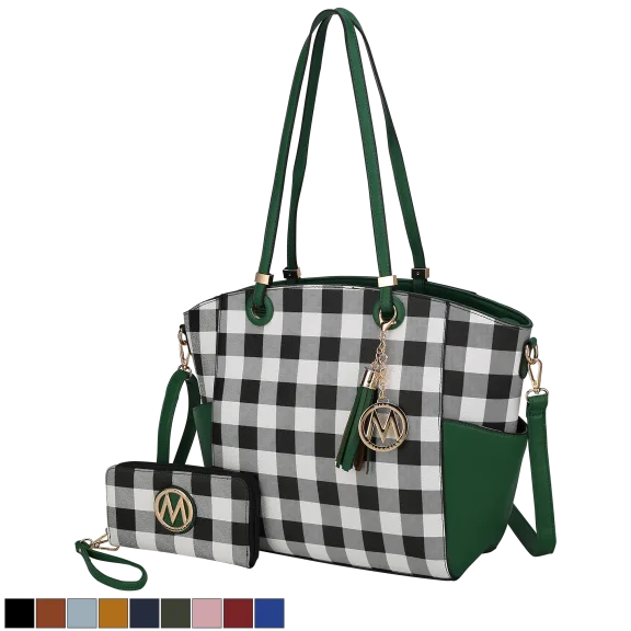 MKF Collection Karlie Tote Bag with Wallet by Mia K