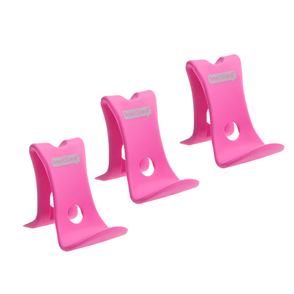 3-Pack: Pink SmartStand Universal Device Stands