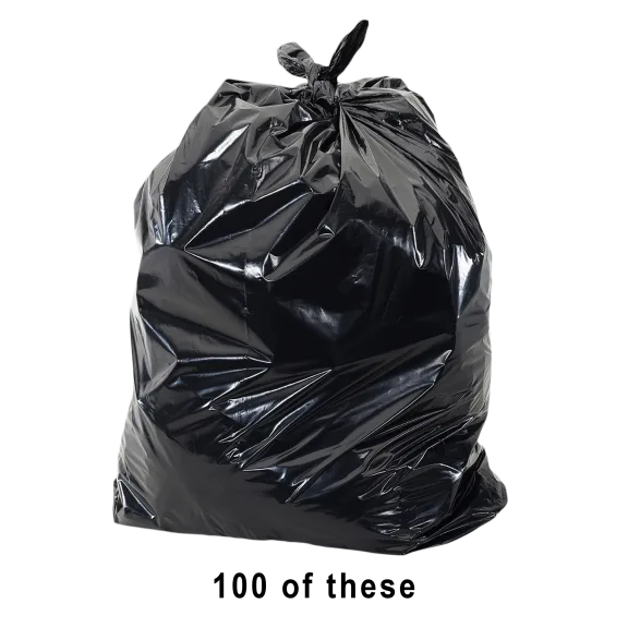 100-Pack: ToughBag 55-Gallon Trash Bags