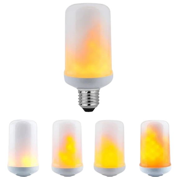 SwissTek 3 Mode LED Flame Light Bulb