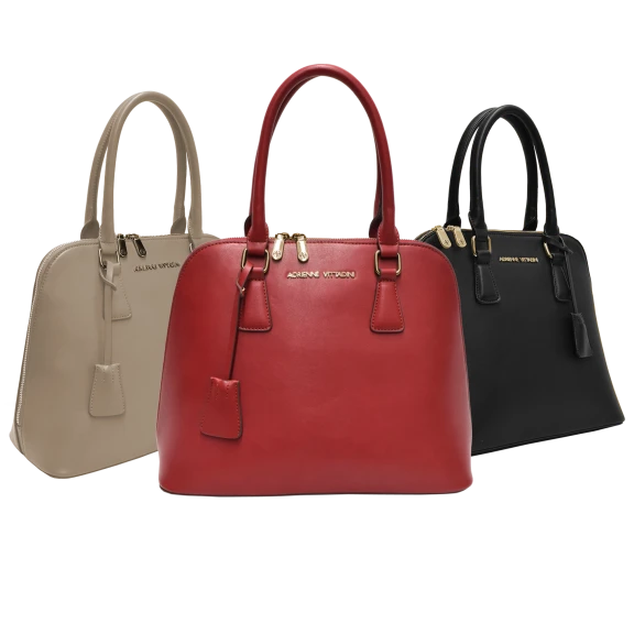 Adrienne Vittadini Sleek Classic Dome Satchel