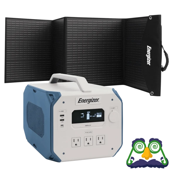 Energizer 1200W Generator & 200W Solar Panel Bundle (Refurbished)