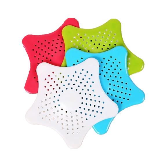 4-Pack: Two Elephants Starfish and Oval Drain Cover