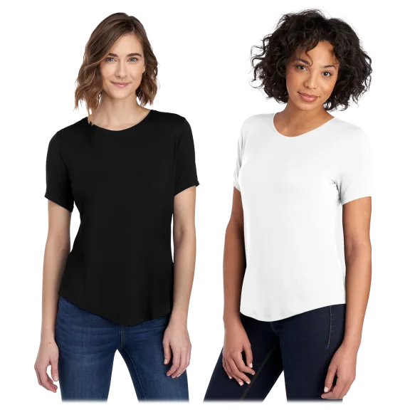 4-Pack: Jerzees Ladies' Relaxed Modal Stretch T-⁠Shirts