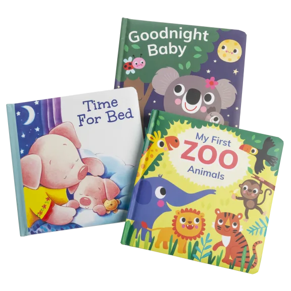 3-Pack: Page Publications Padded Board Books "Goodnight" Set