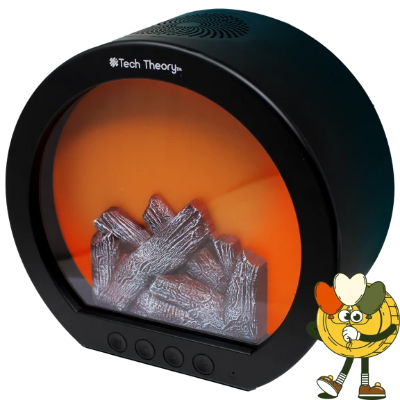 Tech Theory Fireplace Bluetooth Wireless Speaker