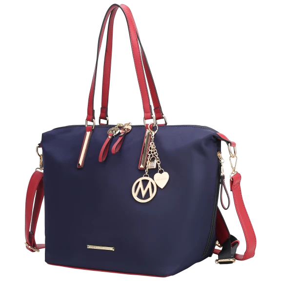 MKF Collection Layla Convertible Weekender Bag By Mia K.