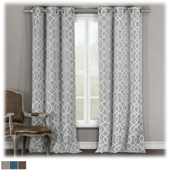 Duck River Harris 84" or 96" Blackout Grommet Curtain Set