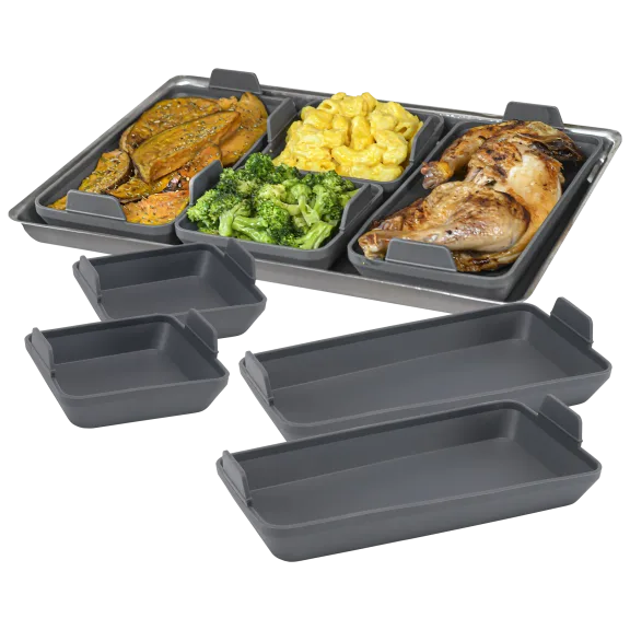 2-Pack: Allstar Handy Sheetz Silicone Baking Trays (4 Small & 4 Large Trays)