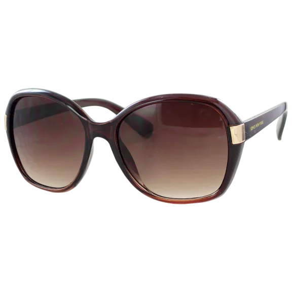 Jones New York Crystal Brown Oversized With Gradient Brown Lenses