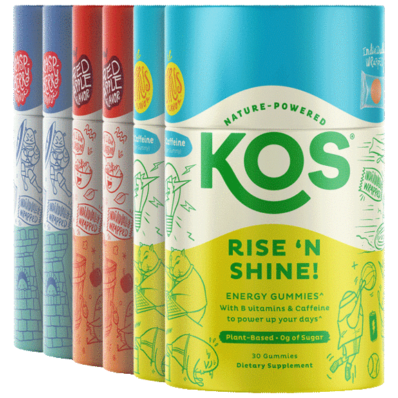 6-Pack: KOS Energy, Immunity & Gut Health Gummies