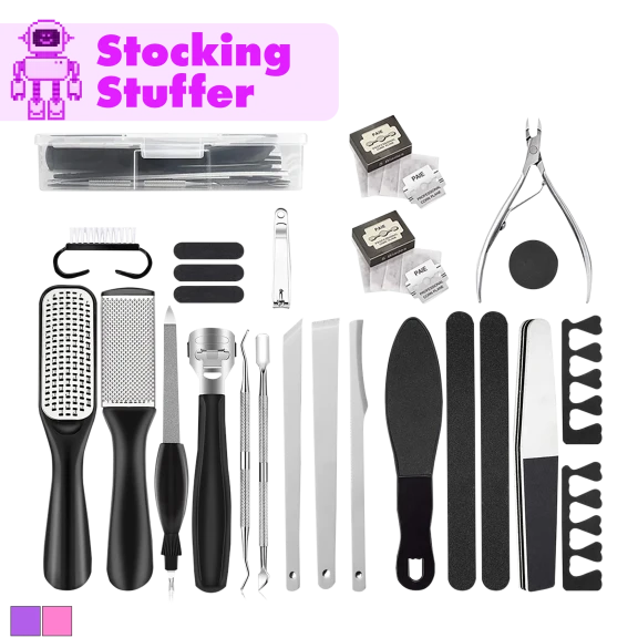 Professional 28-in-1 Pedicure Kit by Two Elephants