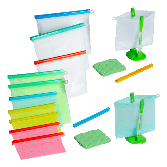 Home Hero Reusable Silicone Food Storage Bags