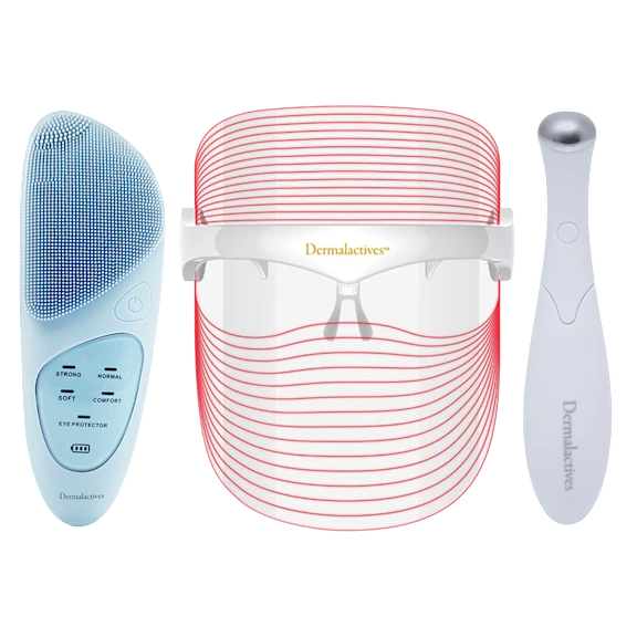 Dermalactives PureSkin, LED Mask & Eye Wand Bundle