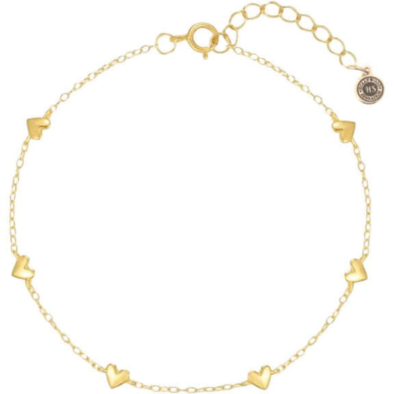 Dloria Forever Yours Heart Charm Bracelet