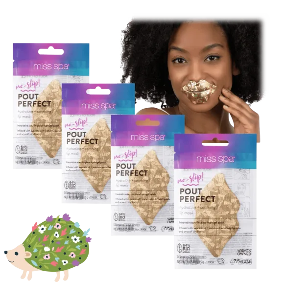 12-Pack: Miss Spa No-Slip Pout Perfect Hydrating Lip Mask