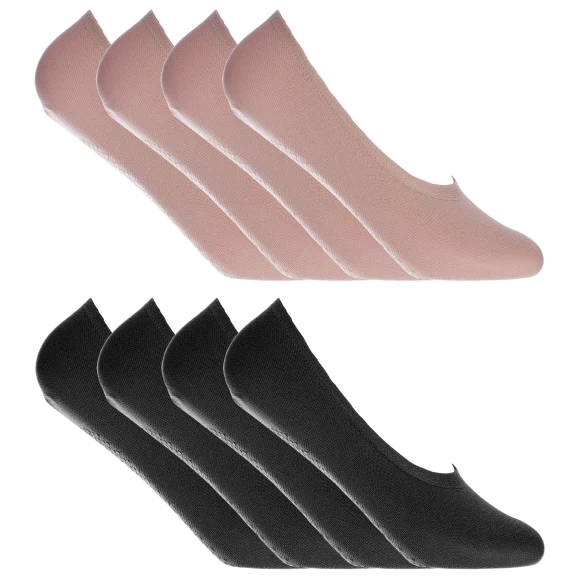 8-Pack: All Mixed Up Nylon Breeze Ped Socks