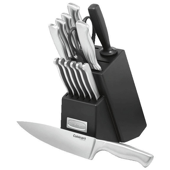 Cuisinart 15-Piece Stainless Steel Cutlery Block Set