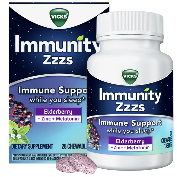 12-Pack: Vicks Immunity Zzzs Immunity Support (336 tablets, 168 servings)