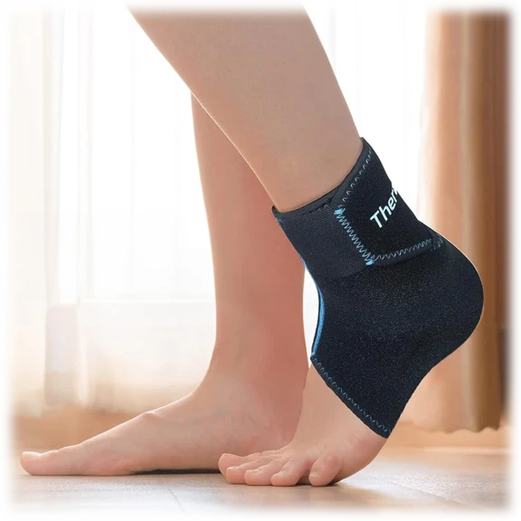 2-Pack: TheraPAQ Reusable Ankle and Foot Ice Pack Wrap