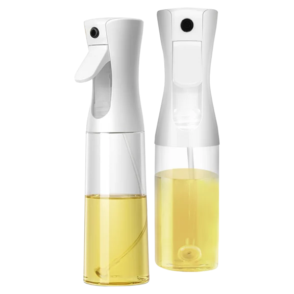 2-Pack: Cheer Collection Glass Oil Spray Bottle