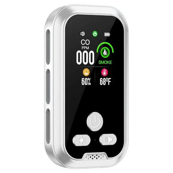 Hakol 4-In-1 2000mAh Smoke & Carbon Monoxide Detector