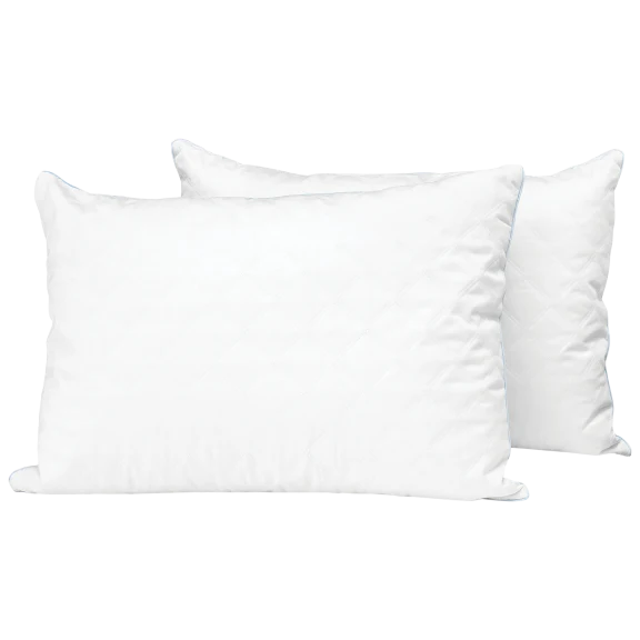 EcoPEDIC Fiber Bed Pillow with Cotton Fabric and Zippered Cover (2 or 4)